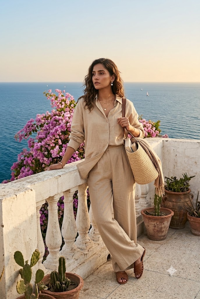 The Coastal Terrace Linen Set